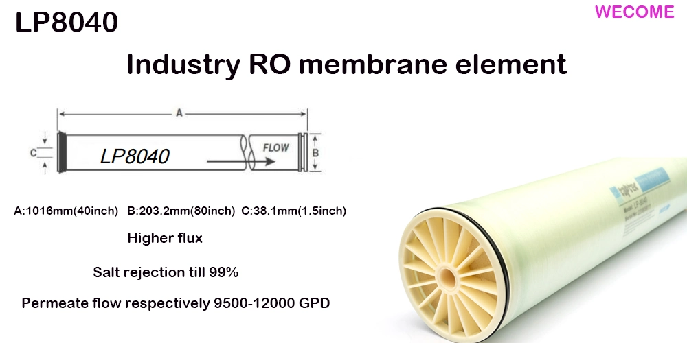 Xlp 8040 Industrial Reverse Osmosis Membrane Element RO Membrane